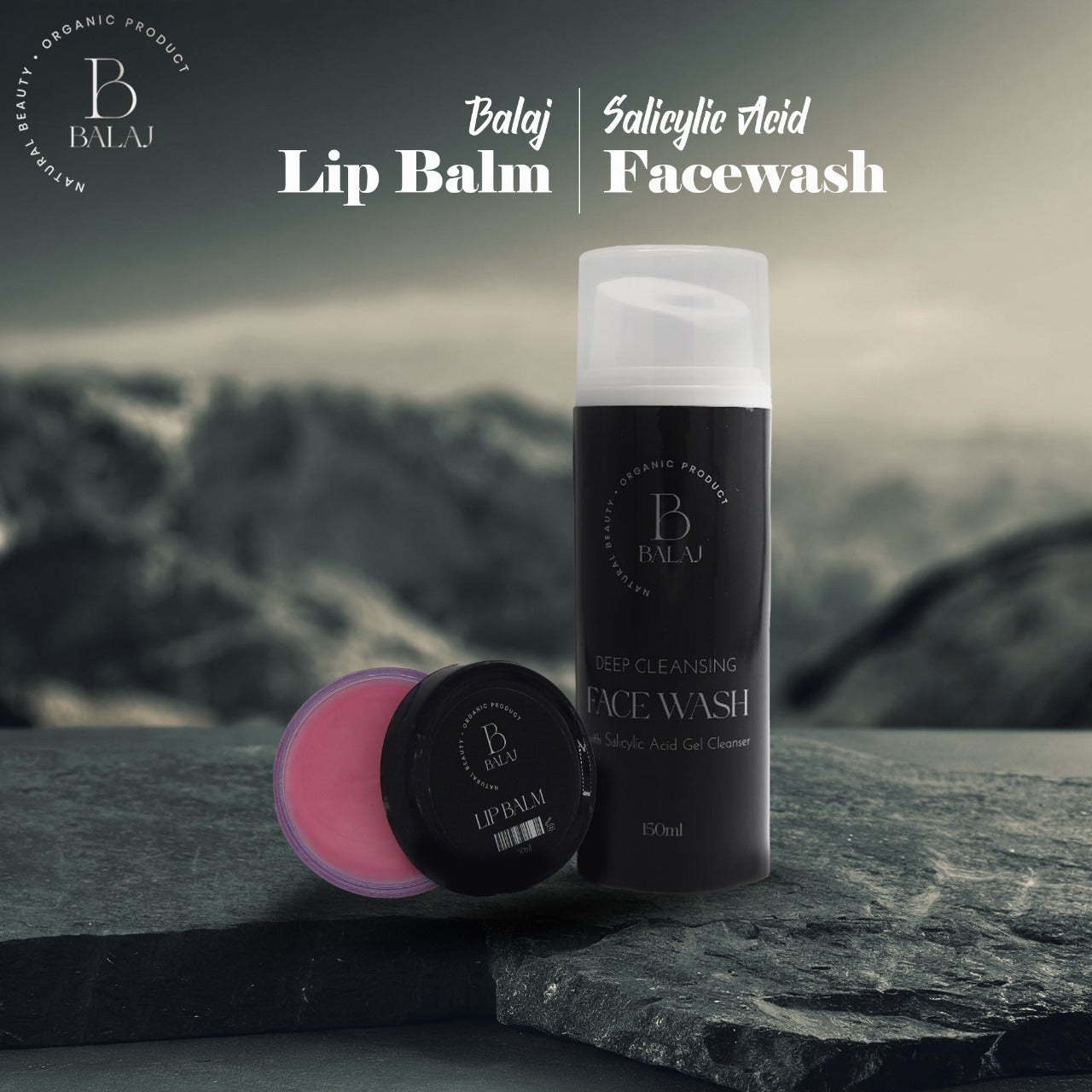 Lip balm and salycilic facewash