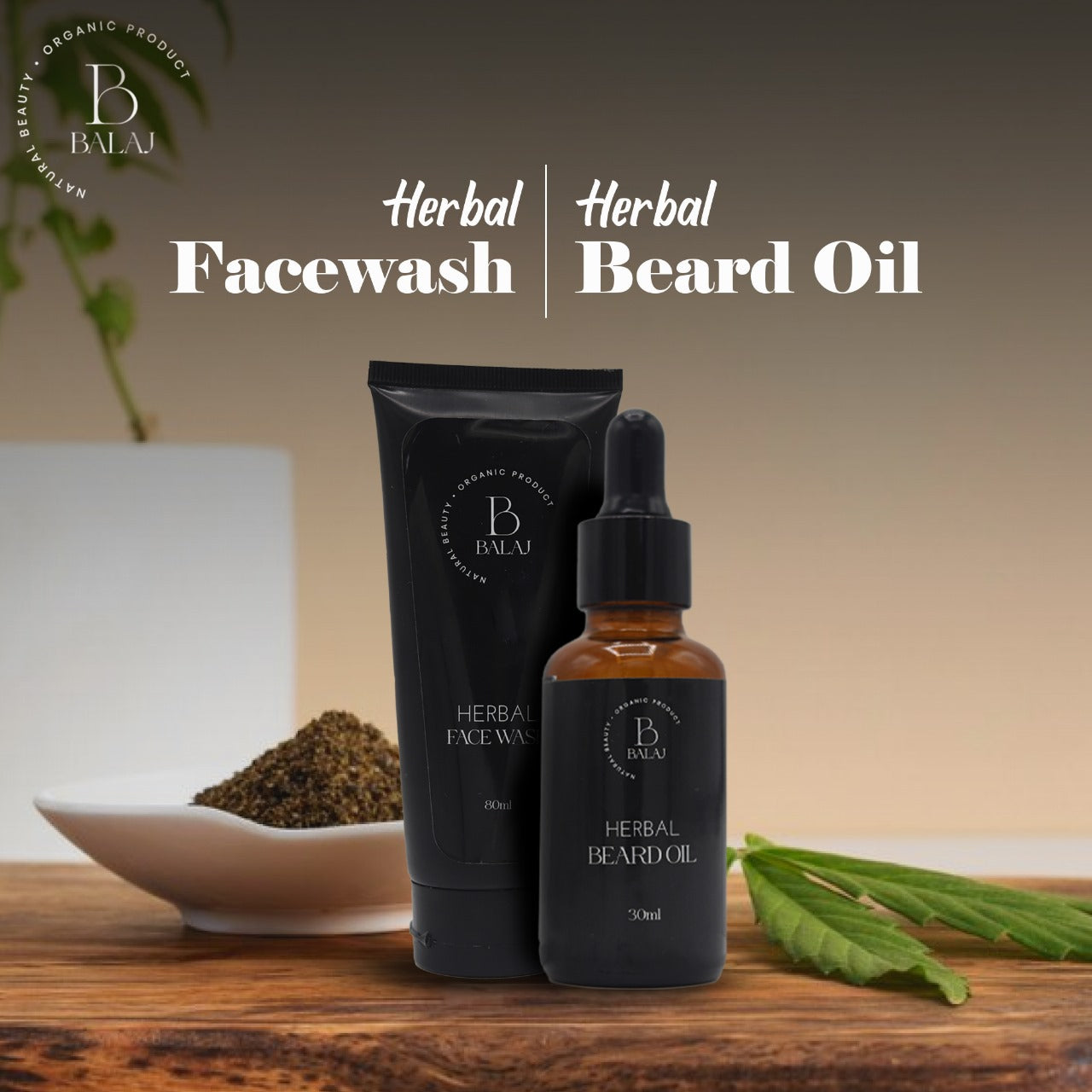 Beard oil and Herbal Facewash