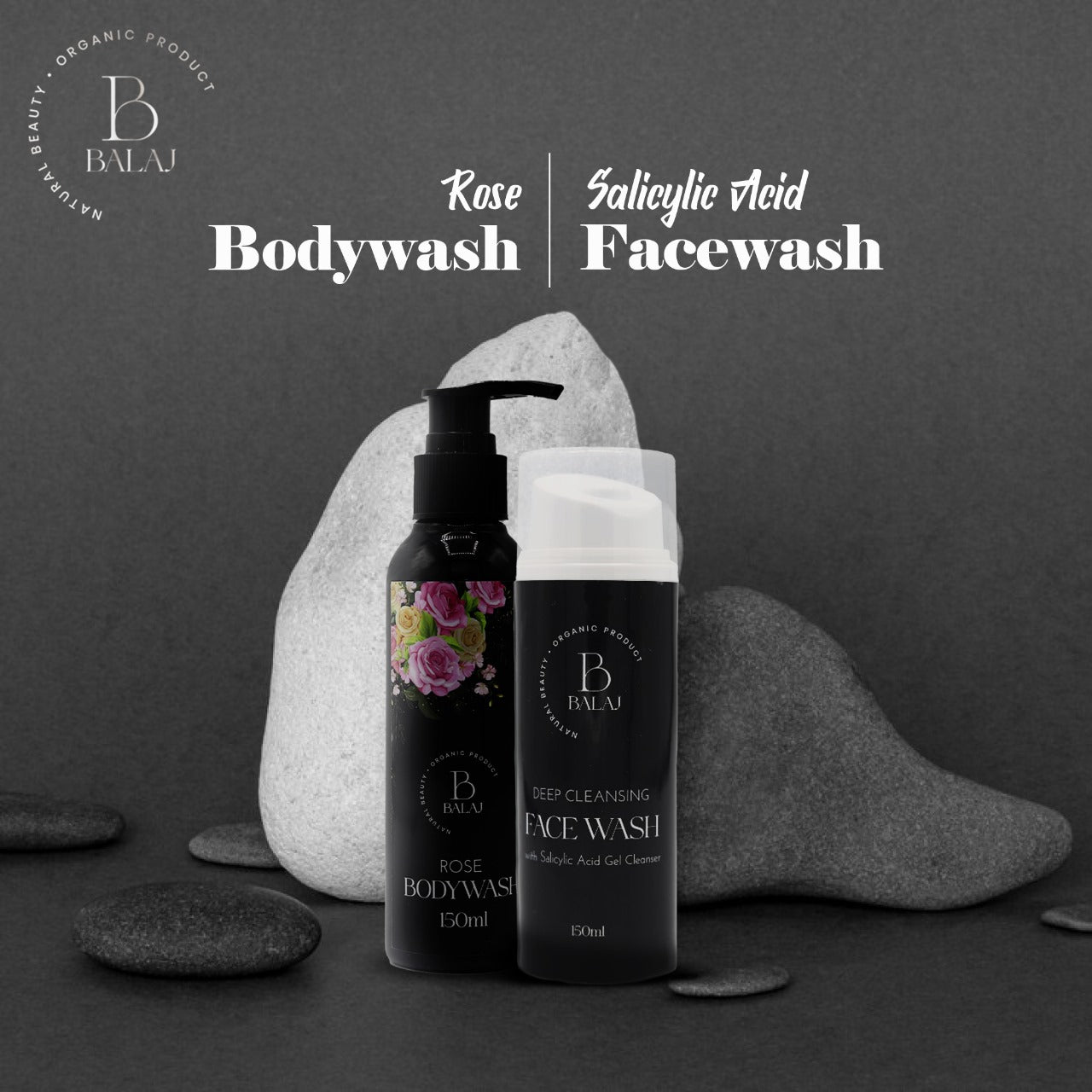 Salycilic facewash & Rose Bodywash